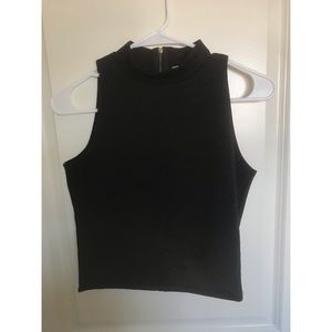 Black crop top